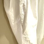 White Cotton Embroidered Nightgown Size L Short Sleeve Button Front Ruffled Size L Photo 2
