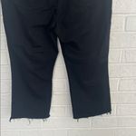 Universal Threads Universal Thread Black Ankle Cropped Bootcut Denim Jean with Frayed Hem Size 14 Photo 5