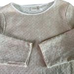 Chico's Mix Media Blouse Women Size 1 Medium Floral Lace Feminine Casual Top Photo 4