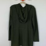 Jack by BB Dakota Olive Green Waffle Knit Hoodie Size Medium Photo 9