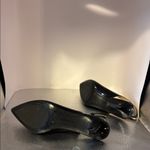 Liz Claiborne  Black Patent Slingback Heels Photo 4