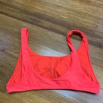Aerie Scoop Neck Bikini Swim Top Bright Coral Womens Size XL Swimwear Beach Photo 1