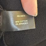 Boston Proper  Black Off the Shoulder Short Sleeve Maxi Dress Medium Minimalist Photo 9