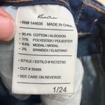 431. Kancan high rise dark wash distressed button fly Jeans Sz 1/24 #718 Blue Photo 9