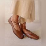 ALOHAS SWAY CHESTNUT BROWN LEATHER BALLET FLAT SIZE 42 EU (11-11.5 US) Photo 2