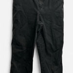 JM Collection  Women’s Straight Leg Black Jeans with Elastic Sides Photo 0