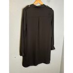 L'Academie The Military Dress Long Sleeve Black Double Breasted Size Medium Photo 5