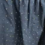 Madewell  Heart Print Boxy Oversize Square Neck Blouse Small Photo 3