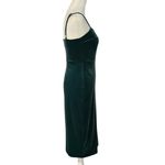 EXPRESS Velvet Spaghetti Strap Slip Bodycon Stretchy Mini Dress w/ Slit Size XS Photo 3