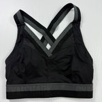 Gymshark ‎ Sports Bra Criss Cross Medium Support Activewear Black Size S Photo 0