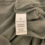 Active Basic  Short Sleeve Shirt, Gray/Green, Size S, EUC Photo 3