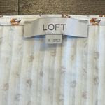 Loft  Floral Ribbed Short Sleeve Tee - Size S Photo 4