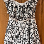 Keepsake The‎ Label White & Black Floral Lace Off Photo 0