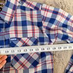 DIXXON Flannel Company Gilmore Plaid Long Sleeve Shirt Women's Blue Western XS Photo 5