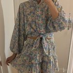 Love Shack Fancy Like new  Triste Crop Top and Ignacia Skirt in Rainbow Blast Photo 3