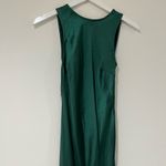 Petal and Pup  Satin Green Midi Dress Photo 3