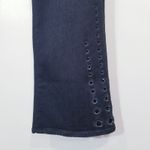 3x1  NYC Jeans Midway Eyelet Black Denim Flared Leg Photo 11