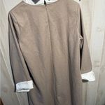 Tuckernuck Taupe Dress with White Collar Tan Size XL Photo 6