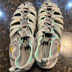 Keen  Whisper Waterproof Sandals Women’s  Size 9 Grey Teal Hiking Shoes Photo 1