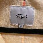 Rails Marley Eden Floral Hawaiian Print Front Tie Linen Blend Blouse Size M Photo 5