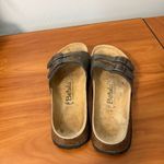 Birkenstock Betula by 2 Buckle Slip On Metallic Sandal Leather Adjustable Strap Photo 1