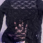 Brandy Melville  Lace Long Sleeve Top Photo 1