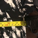 Dress Barn  long sleeve black and white yellow jTunic blouse Yellow Jewels size L Photo 5