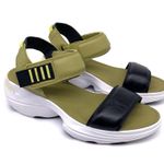 Sorel Explorer Blitz Stride Sandals Olive Green Black White 9 Photo 5