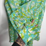 Diane Von Furstenberg ‎ Silk Cotton Swimsuit Cover Up Tunic Semi Sheer Size Large Photo 1