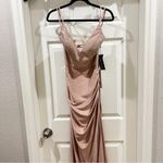 La Femme  Mauve BRAND NEW 30432 Beaded Plunging V-Neck SIZE 4 Photo 8