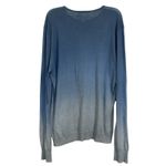 DKNY VTG Cashmere Blend Blue Lightweight Semi Sheer Sweater Size XL Cozy Comfy Photo 1