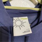 Aerie  Blue Brooklyn Track & Field Graphic Hoodie Sz L Photo 4