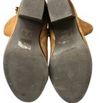 Parker & Sky  Ankle Boots Size 8.5 Cognac Brown Faux Suede Block Heel 3.5” Zip Photo 8