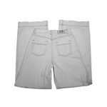 ZARA Women's 2 Exposed Button Fly Flare Leg Pants Photo 4