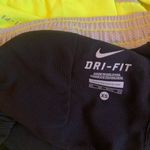 Nike Women’s Dri Fit Neon Green Running Yoga Shorts Retro Sport Photo 2