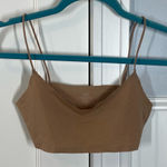 SKIMS  Mesh Bralette tan brown size medium Photo 0