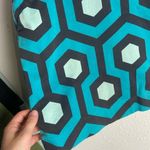 Loudmouth Golf Ladies Skort Size 8 Geometric Print Teal Blue Skirt Outdoor Prep Photo 4