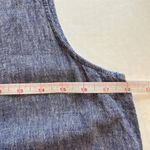 For Cynthia Sleeveless Linen Blend A-Line Shift Dress Rickrack Lagenlook Size PM Photo 9