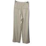 Reformation Mason High-Rise Trousers Women’s Size 2 Wide Leg Oyster Cream Photo 5