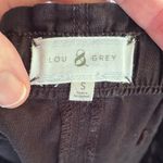 Lou & grey Women's Black 100% Linen Mini Skirt Size S Photo 4