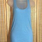 Bella Sky Blue 100% Cotton Long Ribbed Racerback Tank Top XXLarge Size XXL Photo 0
