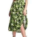 Topshop  dress Floral Backless puff sleeve daisy midi maxi bright fun big bold 8 Photo 1