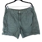 Cabela's Trail Hiker Cargo Shorts 100% Cotton Green 18 Photo 0