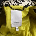 Robert Rodriguez  Black and White Flora Blazer Suit Jacket Magnetic Buttons Photo 6