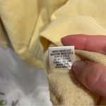 Breckenridge Vintage 80’s cottagecore buttercup yellow mock neck soft sweatshirt floral bling Photo 3
