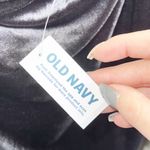 Old Navy Black Jack Velvet One Arm Long Sleeve Soft Top Photo 5