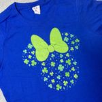 Disney NEW  Minnie Mouse Shamrock T-Shirt Womens S St Patricks Day Graphic‎ Tee Photo 0