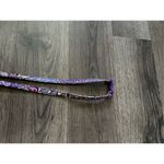 Vera Bradley Purple Patterned Lanyard With Key Ring And Clip Photo 5
