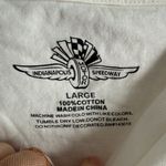 Indianapolis Motor Speedway Indy 500 White Graphic Cropped Tee Womens L Causal Size L Photo 2