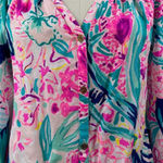 Lilly Pulitzer  Elsa Blouse Via Flora Print‎ Photo 4